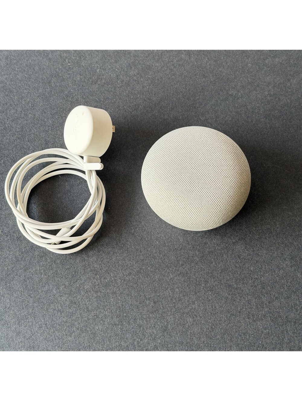 Google Nest Mini Smart Speaker (1st Gen) Chalk White - Storage B-2